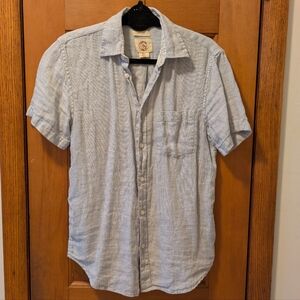 Panama Jack 100% Linen Short-Sleeve Button-Down Shirt
